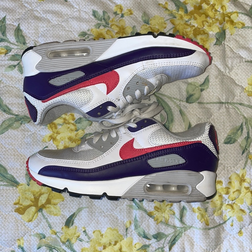 Nike Air Max 90 White Grey Purple Pink